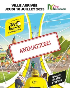 Jeudi 10 juillet : Le Tour de France arrive à Vire Normandie ! 