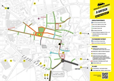 PASSAGE DU TOUR DE FRANCE : CIRCULATION ET STATIONNEMENT A BAYEUX