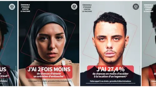 Une femme voilée à l'affiche de la nouvelle campagne de lutte...