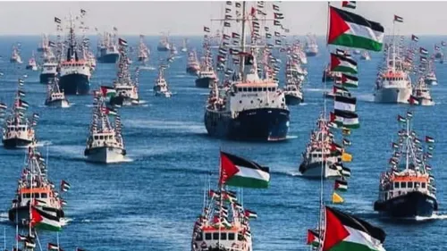 Flottille pour Gaza : un deuxième navire touché près de Tunis ! 