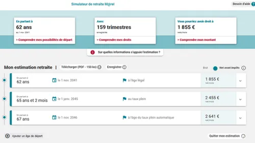 Retraites : estimer son âge de départ à la retraite avec le...