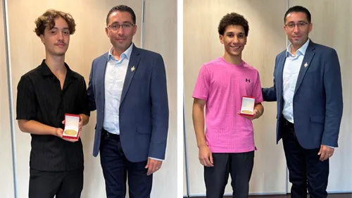 Deux jeunes de Vénissieux décorés pour leurs actes héroïques lors...