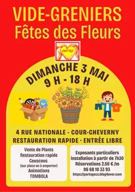 COUR-CHEVERNY (41) - Vide-greniers et Fête des fleurs à La Favorite