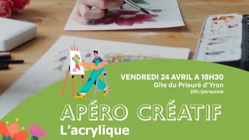 CLOYES-SUR-LE-LOIR - Apéro créatif : l'acrylique