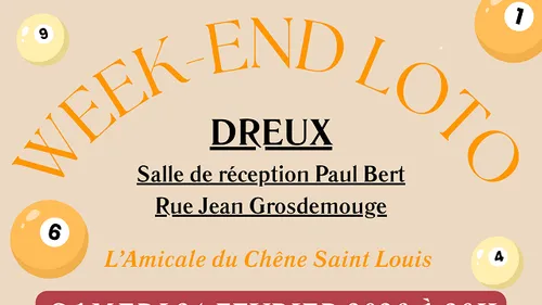 DREUX - Loto de l'Amicale du Chêne Saint Louis
