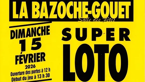 LA BAZOCHE-GOUËT - Super loto des Carpes Dorées