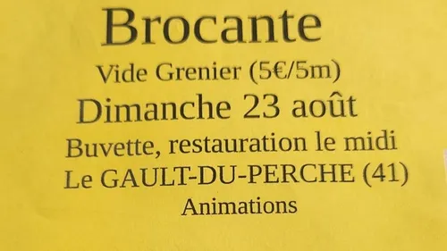 LE GAULT-DU-PERCHE (41) - Vide-greniers du comité des fêtes