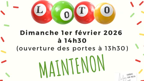 MAINTENON - Loto de l'Aumônerie Saint Martin
