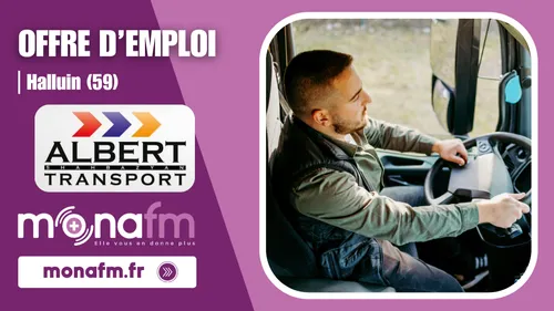 Albert Transport à Halluin recrute un chauffeur SPL Régional [H/F]...
