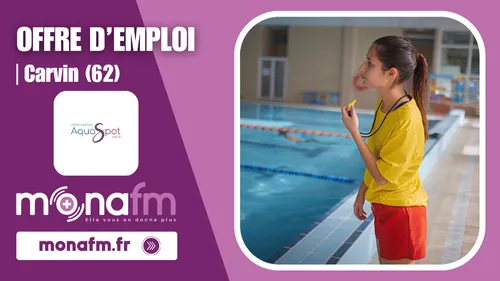 Le centre aquatique AquaSpot à Carvin recrute un surveillant...