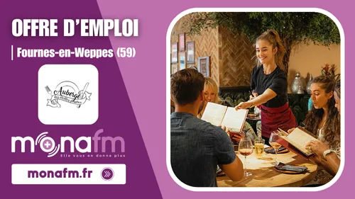 L'Auberge des Vieilles Poutres à Fournes-en-Weppes recrute un(e)...