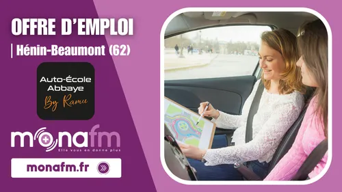 L'auto-école de L'Abbaye à Hénin-Beaumont recrute un moniteur...