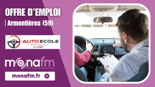 Auto-École du Nord à Armentières recrute un(e) moniteur(trice) en CDI