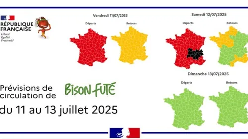 Week end chargé, sur les routes de France ! 