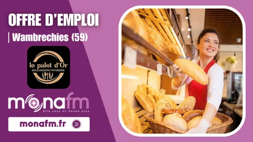 La boulangerie Le Palet d'Or à Wambrechies recrute un/e vendeur/se...