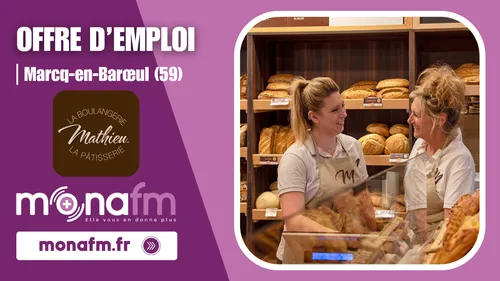 La boulangerie Mathieu à Marcq-en-Barœul recrute un(e)...