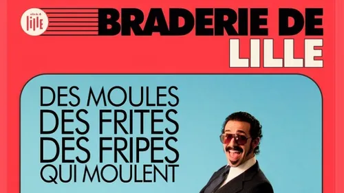 L'affiche officielle de la braderie de Lille 2025 mise en vente ! 