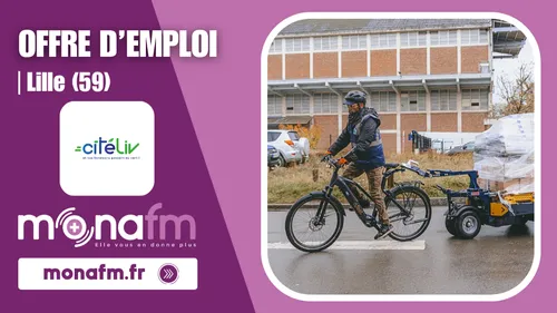 Citéliv à Lille recrute un livreur polyvalent vélo cargo [H/F] en CDI