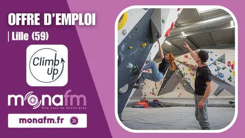 Climb Up à Lille recrute un moniteur d'escalade [H/F] en CDI