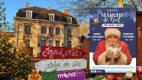 Le Marché de Noël de Nieppe s'installe au Parc du Château ce week-end