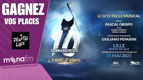 Jeu terminé! ! Gagnez vos places pour les 10 Commandements au...