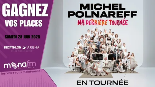 Jeu terminé! Gagnez vos places pour Michel Polnareff au stade...