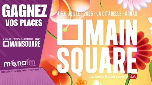 Jeu terminé! Gagnez vos places pour le Main Square Festival 2025