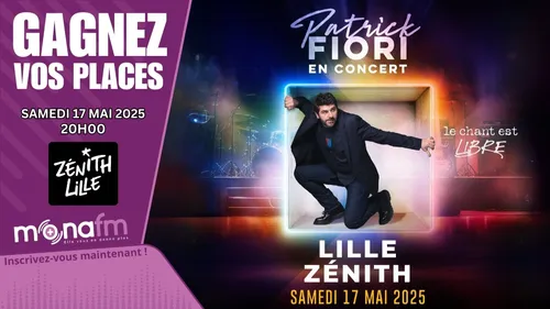 Fini! Gagnez vos places pour Patrick Fiori au Zénith de Lille
