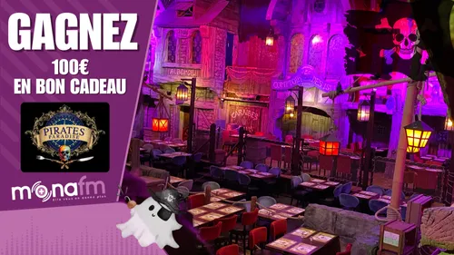 Gagnez des bons cadeaux de 100€ à dépenser chez Pirates Paradise Lille