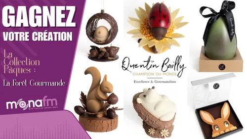 Quentin Bailly, Champion du Monde et Artiste chocolatier, vous...