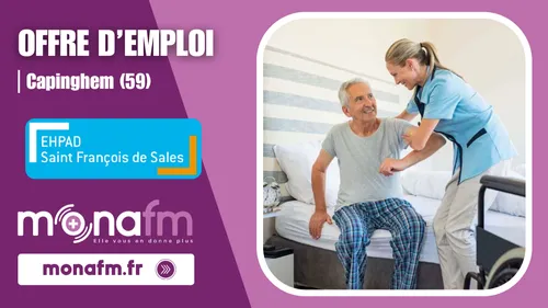 L'EHPAD Saint François de Sales à Capinghem recrute un infirmier...