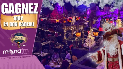 Gagnez des bons cadeaux de 100€ à dépenser chez Pirates Paradise Lille