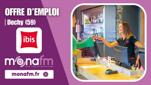 L'hôtel ibis à Dechy recrute un/e réceptionniste de nuit en CDI