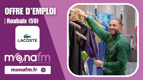 La boutique Lacoste à Roubaix recrute un vendeur [H/F] en CDI