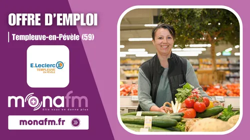 E.Leclerc à Templeuve-en-Pévèle recrute un employé commercial...