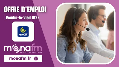 Macif à Vendin-le-Vieil recrute des gestionnaires sinistres...