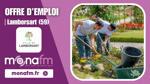 La ville de Lambersart recrute un jardinier d'espaces verts [H/F]...