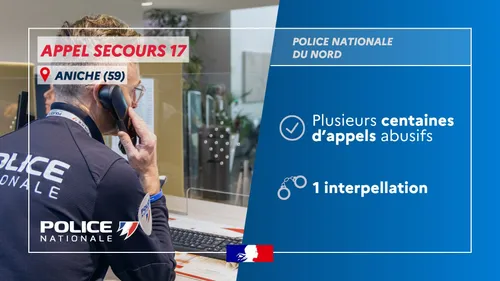 Appels abusifs... Une femme interpellée dans le Nord 