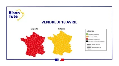 Il y a du monde sur les routes, ce week end !