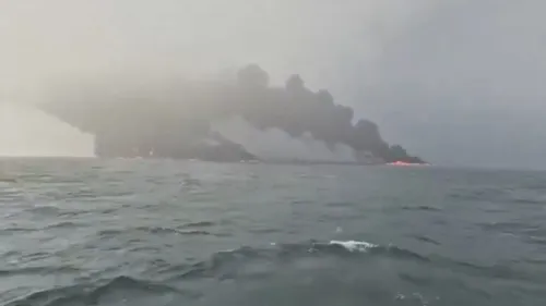 Un homme interpellé, après la collision en mer du Nord 