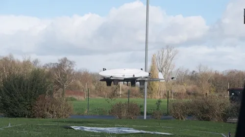 Des drones transitent chaque jour, entre les hôpitaux de Maubeuge...