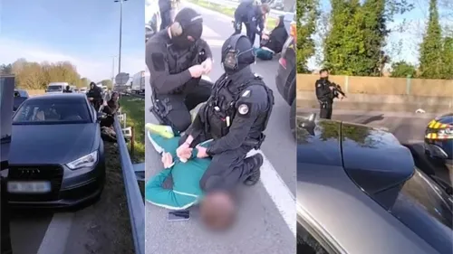 Des interpellations hier, après qu'un véhicule a perturbé un convoi...