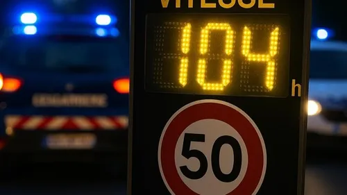 Un grand excès de vitesse relevé dans le Nord 