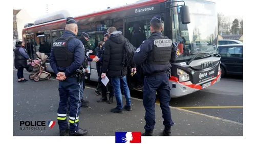 Une opération de sécurisation des transports à Lille 