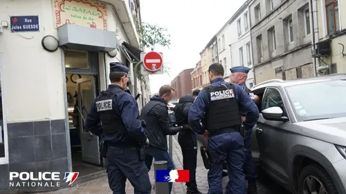 Une opération de police contre les narcotrafics à Lille 