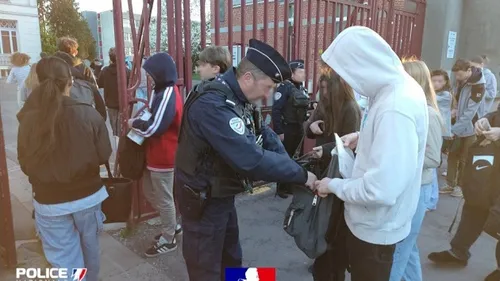 Contrôles aux abords des établissements scolaires du Pas de Calais...