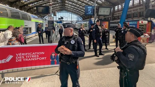 Opération de police en gare de Lille-Flandres