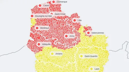 La qualité de l'air est dégradée à mauvaise aujourd'hui, dans la...