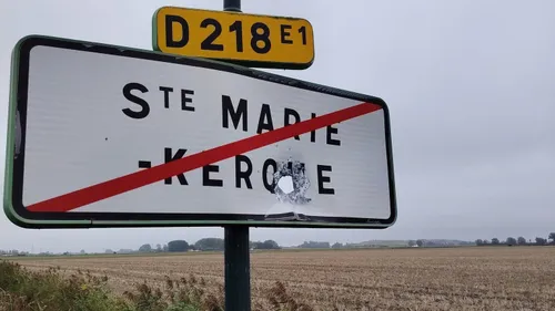 Pas de Calais : un tir d'arme à feu contre un panneau de...