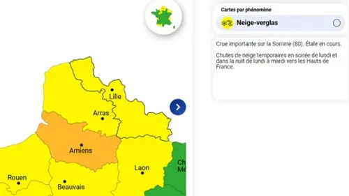 Le Nord et le Pas de Calais en vigilance neige et verglas 